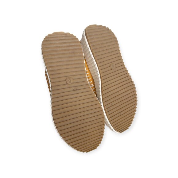 Universal thread Knit Woven Chunky Sneaker Cream and Orange Fashion Shoe SZ 6 - Picture 5 of 12